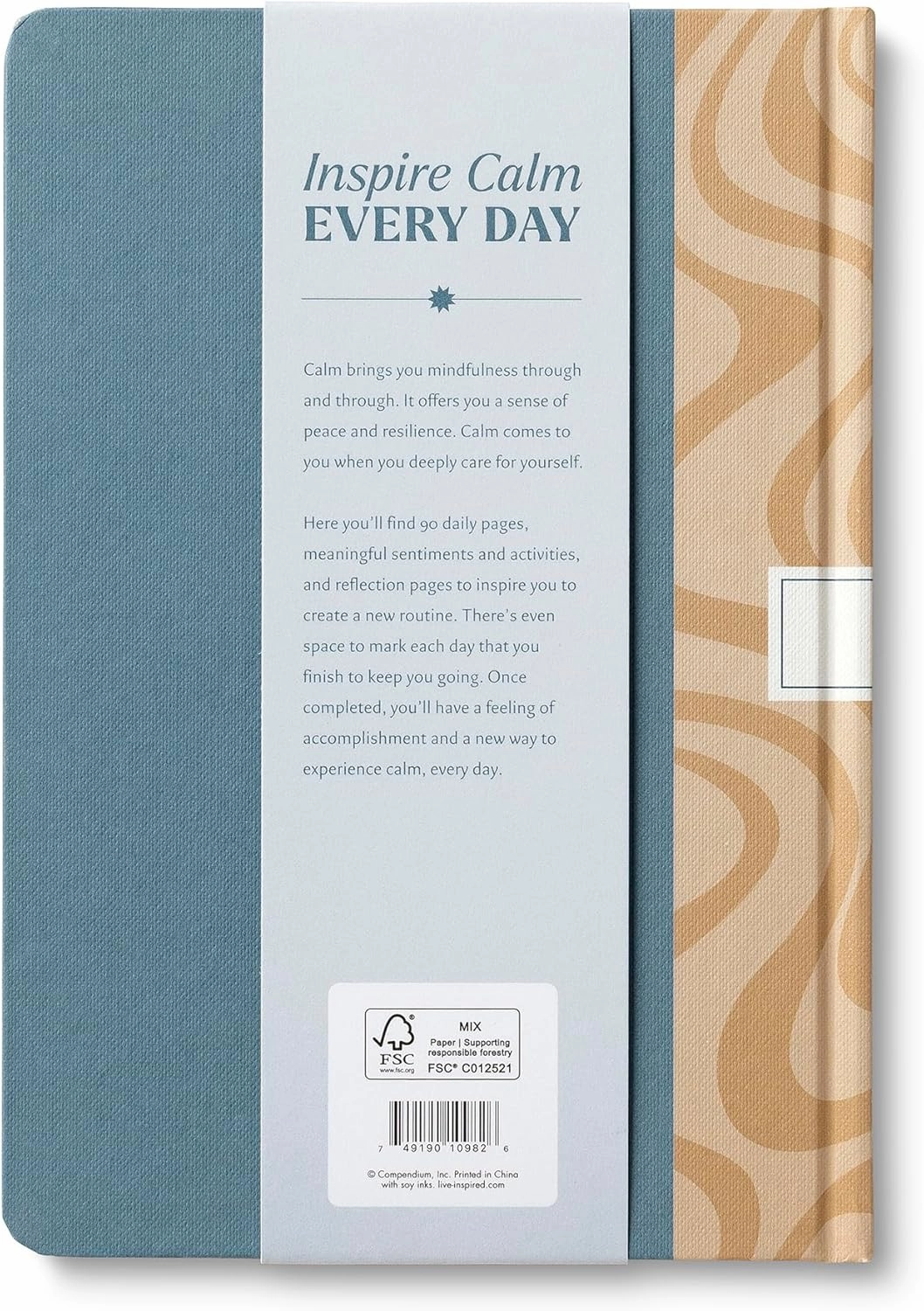 Compendium – Calm Every Day Guided Journal: A Daily Practice for Self-Care and Mindfulness – A 5-Minute a Day Personal Growth Notebook – An Inspiring Daily Journal for Forming New Habits