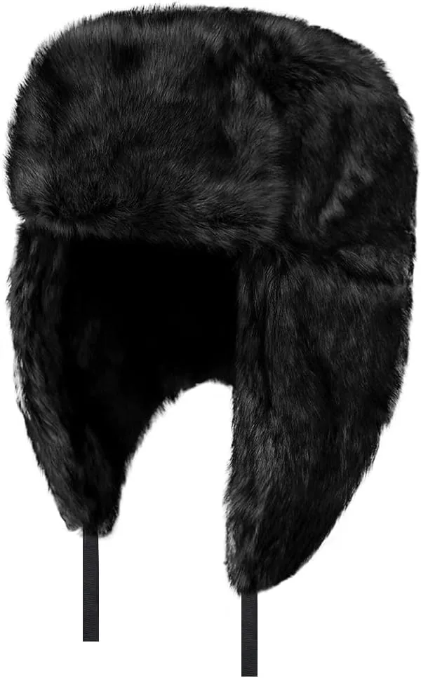 Cool Winter Aviator Hat Men Trapper Hat Women Russia Hat Eskimo Earflap Ushanka Skiing Pilot Hooded Trooper Hat