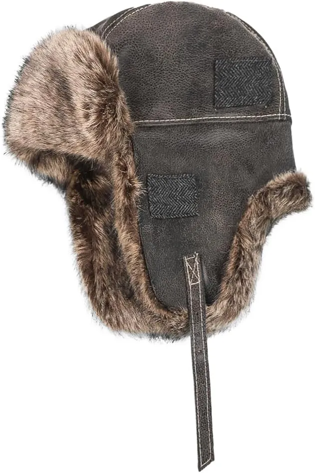 Cool Winter Aviator Hat Men Trapper Hat Women Russia Hat Eskimo Earflap Ushanka Skiing Pilot Hooded Trooper Hat