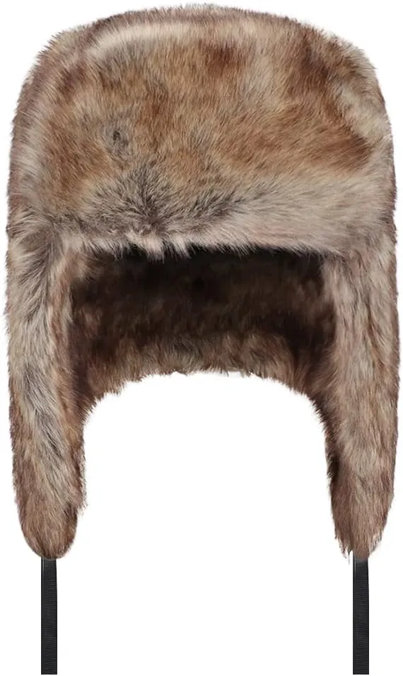Cool Winter Aviator Hat Men Trapper Hat Women Russia Hat Eskimo Earflap Ushanka Skiing Pilot Hooded Trooper Hat