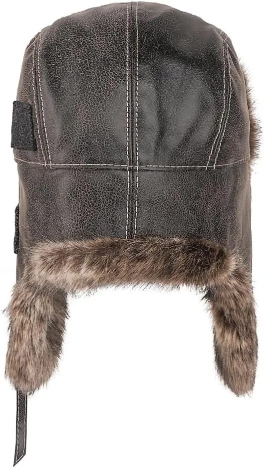 Cool Winter Aviator Hat Men Trapper Hat Women Russia Hat Eskimo Earflap Ushanka Skiing Pilot Hooded Trooper Hat