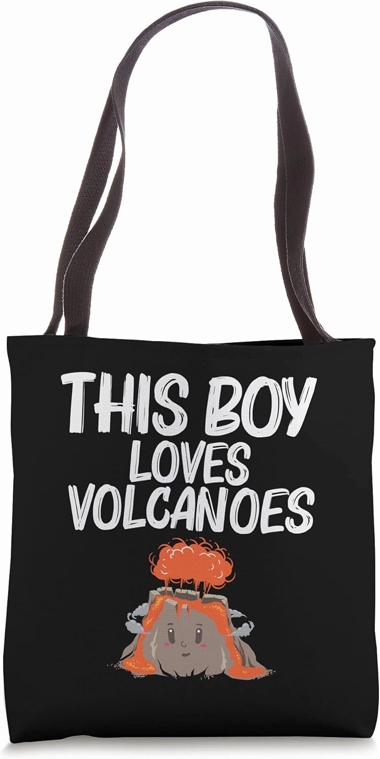 Cool Volcano Gift For Boys Kids Lava Magma Eruption Geology Tote Bag