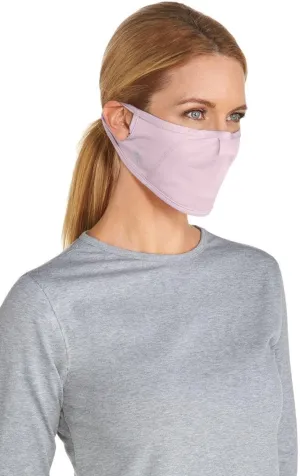 Coolibar UPF 50  Men's Women's Blackburn UV Mask - Sun Protective (Large/X-Large- Dusty Mauve)