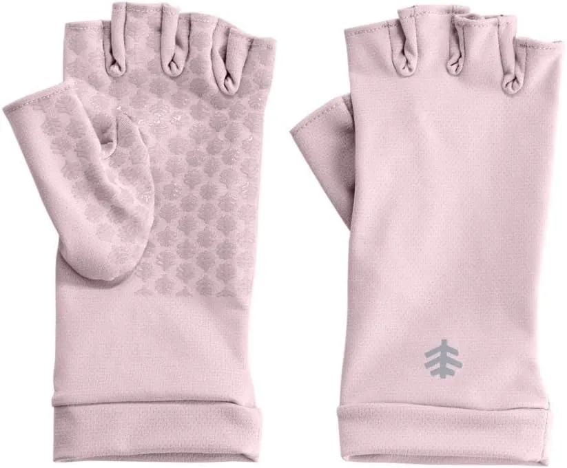 Coolibar UPF 50  Men's Women's Ouray UV Fingerless Sun Gloves - Sun Protective