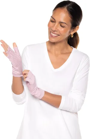 Coolibar UPF 50  Men's Women's Ouray UV Fingerless Sun Gloves - Sun Protective