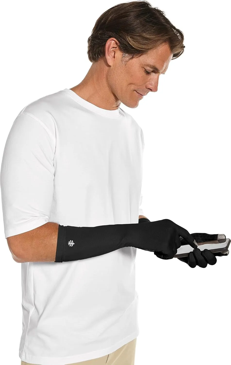 Coolibar UPF 50  Unisex Bona UV Mid Length Gloves - Sun Protective