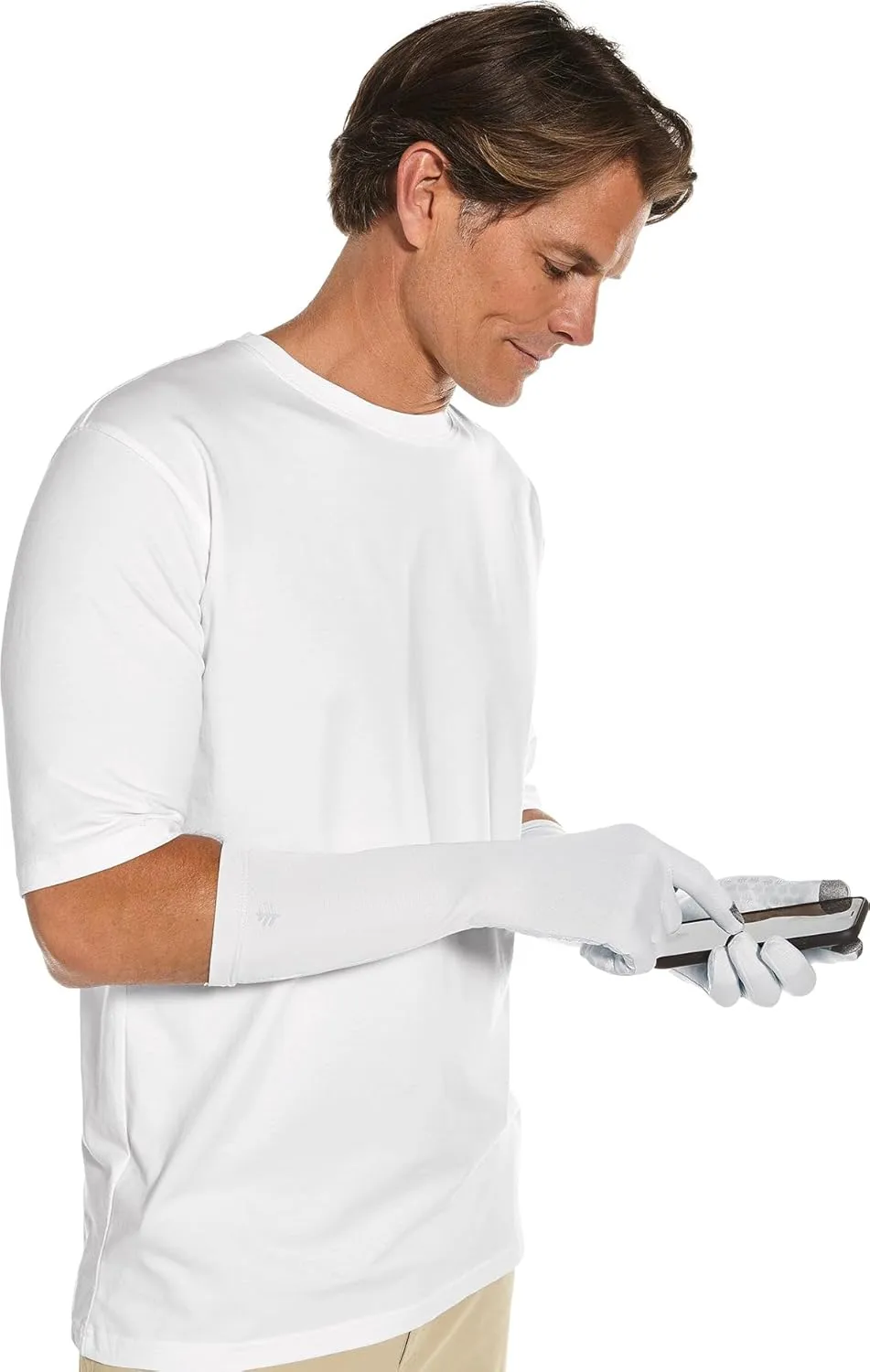 Coolibar UPF 50  Unisex Bona UV Mid Length Gloves - Sun Protective