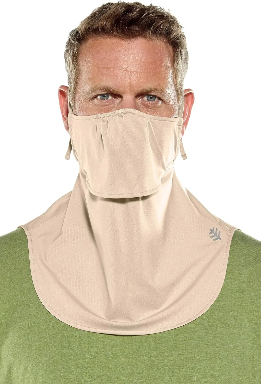 Coolibar UPF 50  Unisex Crestone UV Face Mask, Sleek Grey, Small/Medium, Solid - Sun Protective