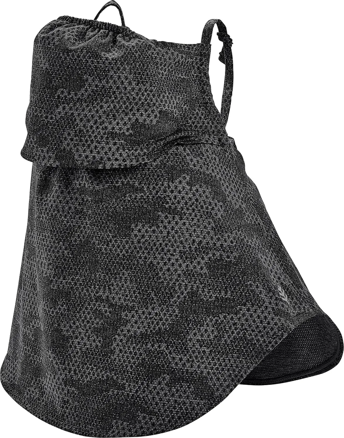 Coolibar UPF 50  Unisex Crestone UV Face Mask, Sleek Grey, Small/Medium, Solid - Sun Protective