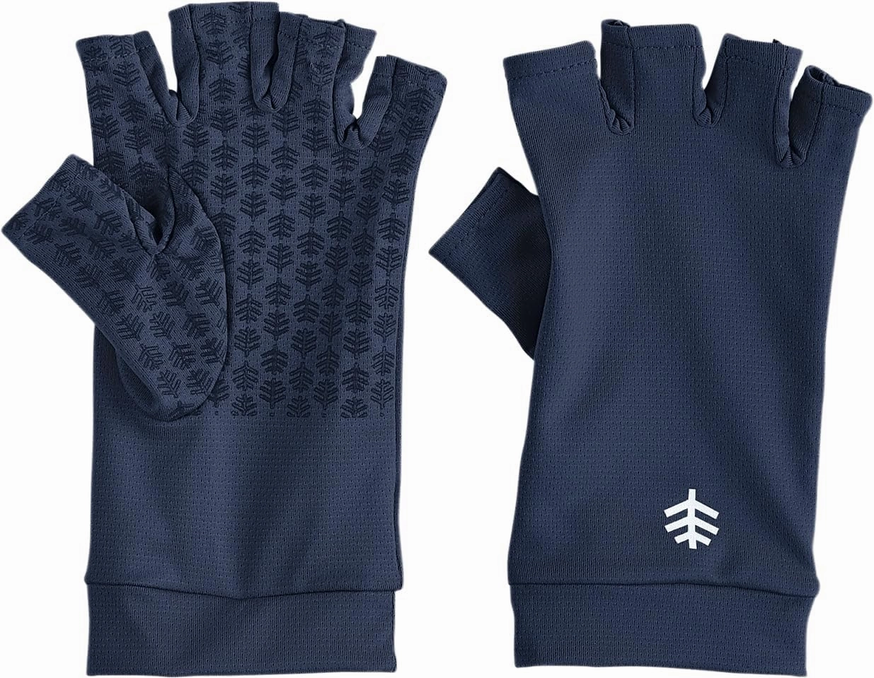Coolibar UPF 50  Men's Women's Ouray UV Fingerless Sun Gloves - Sun Protective