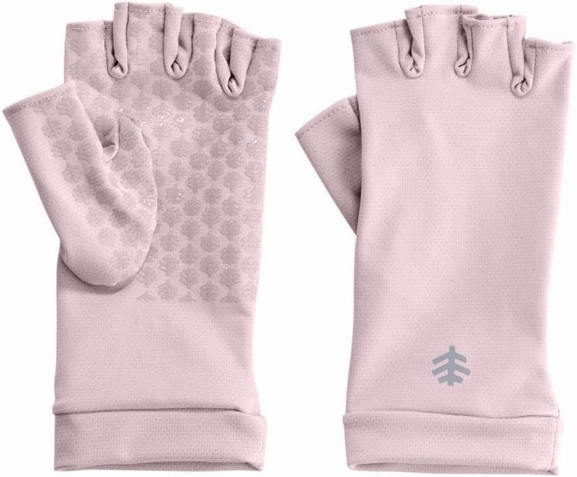 Coolibar UPF 50  Men's Women's Ouray UV Fingerless Sun Gloves - Sun Protective