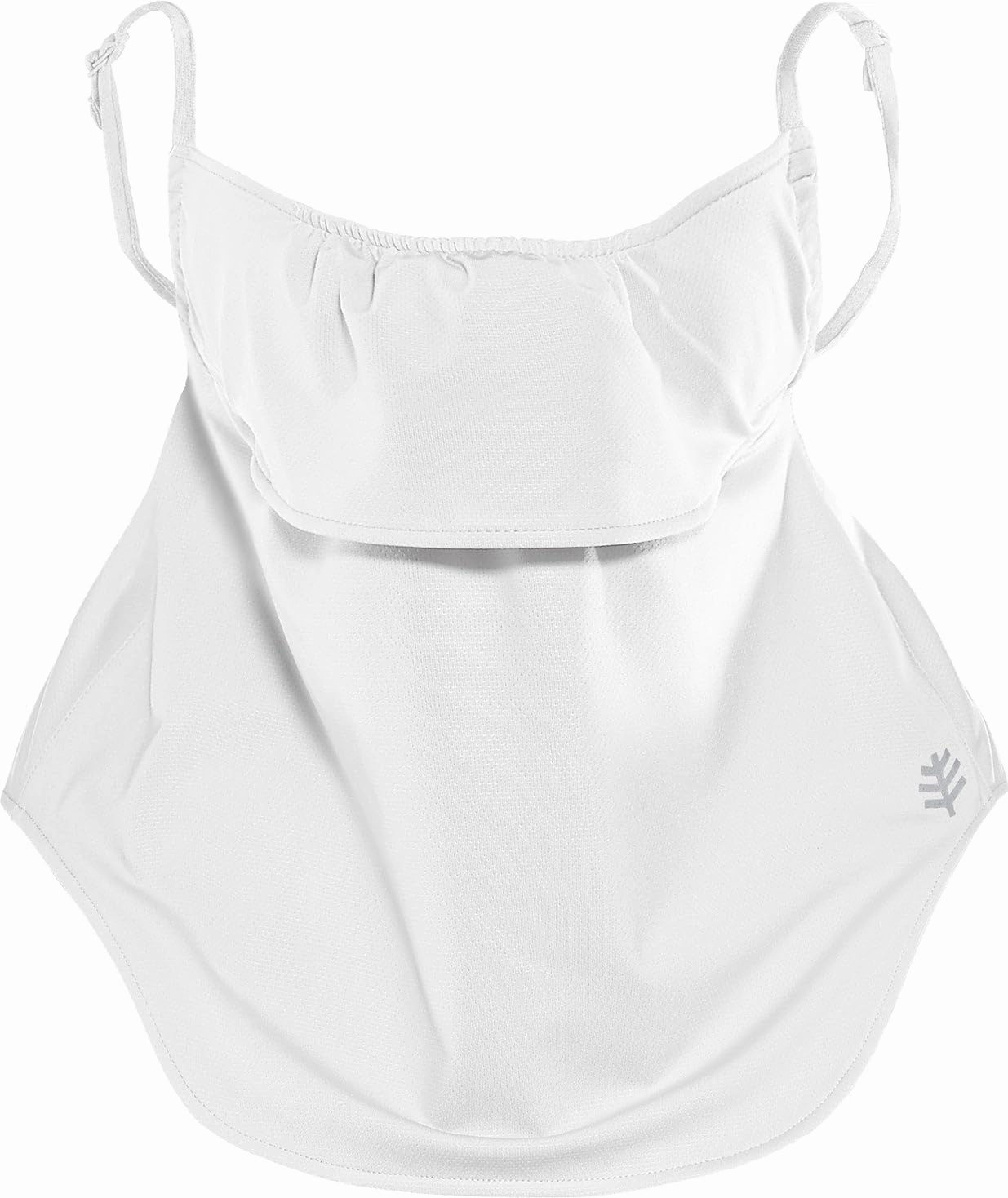 Coolibar UPF 50  Unisex Crestone UV Face Mask, Sleek Grey, Small/Medium, Solid - Sun Protective