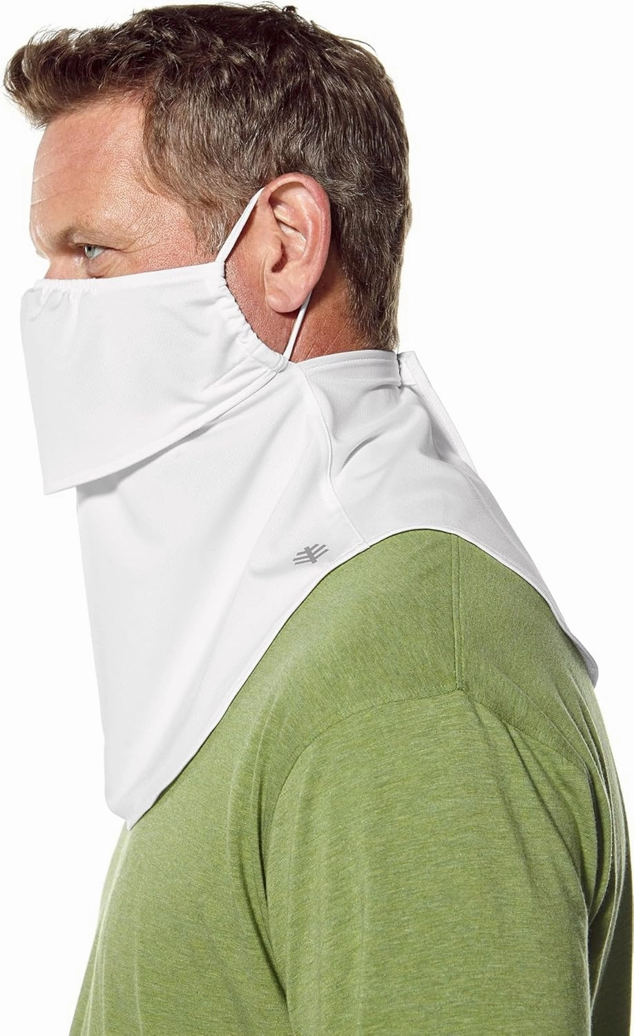 Coolibar UPF 50  Unisex Crestone UV Face Mask, Sleek Grey, Small/Medium, Solid - Sun Protective