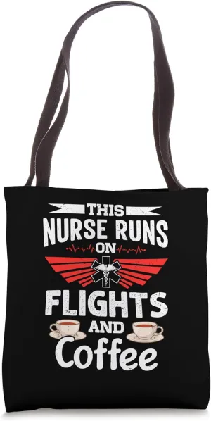 Critical Care Nurse Helicopter Nursing Flight Nurse Tote Bag