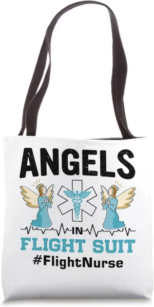 Critical Care Nurse Helicopter Nursing Flight Nurse Tote Bag