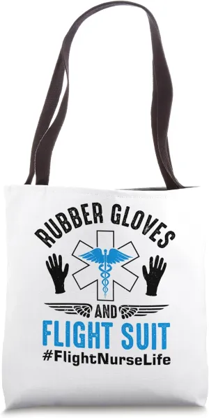 Critical Care Nurse Helicopter Nursing Flight Nurse Tote Bag