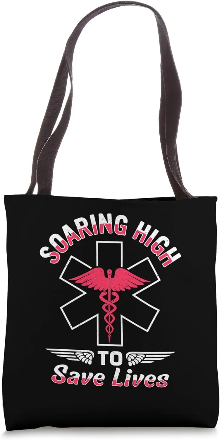 Critical Care Nurse Helicopter Nursing Flight Nurse Tote Bag