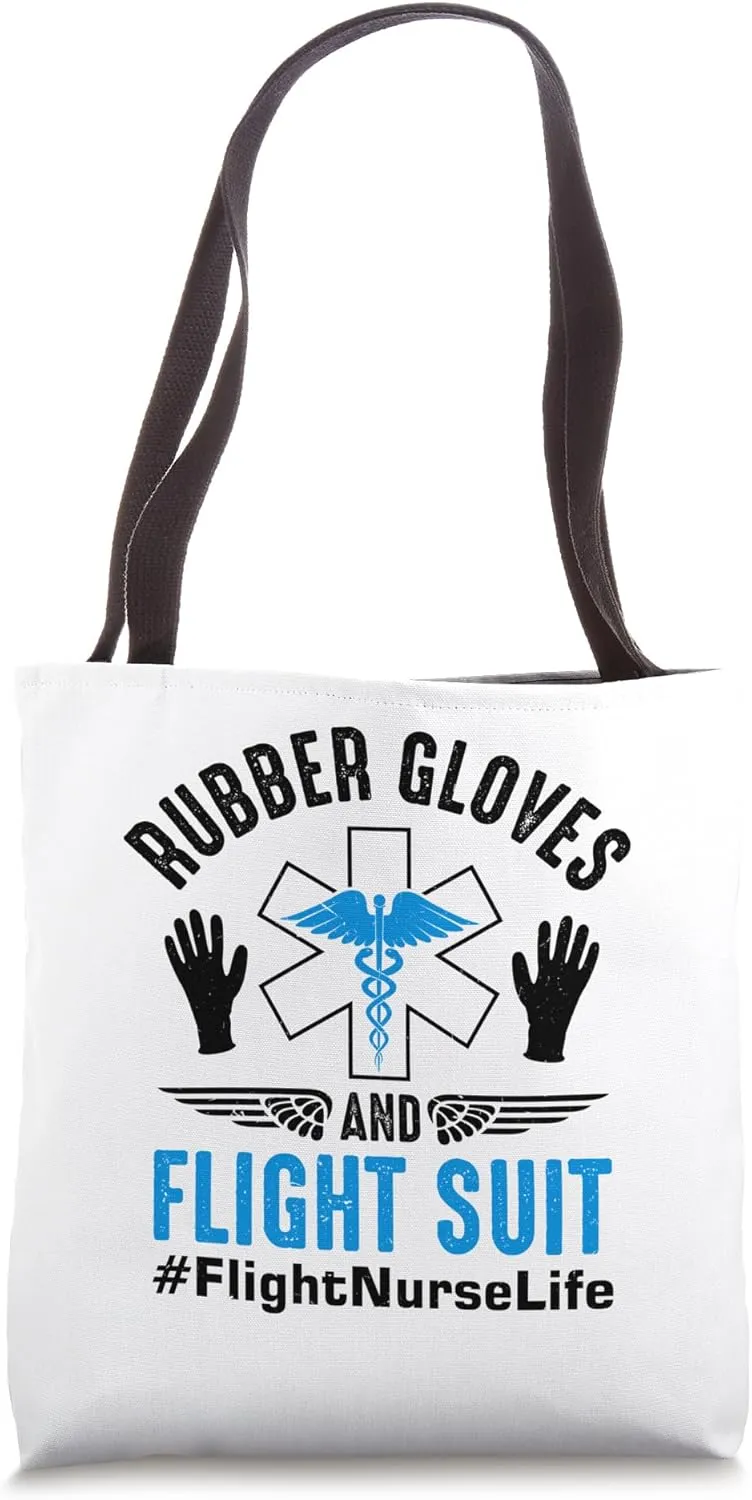 Critical Care Nurse Helicopter Nursing Flight Nurse Tote Bag