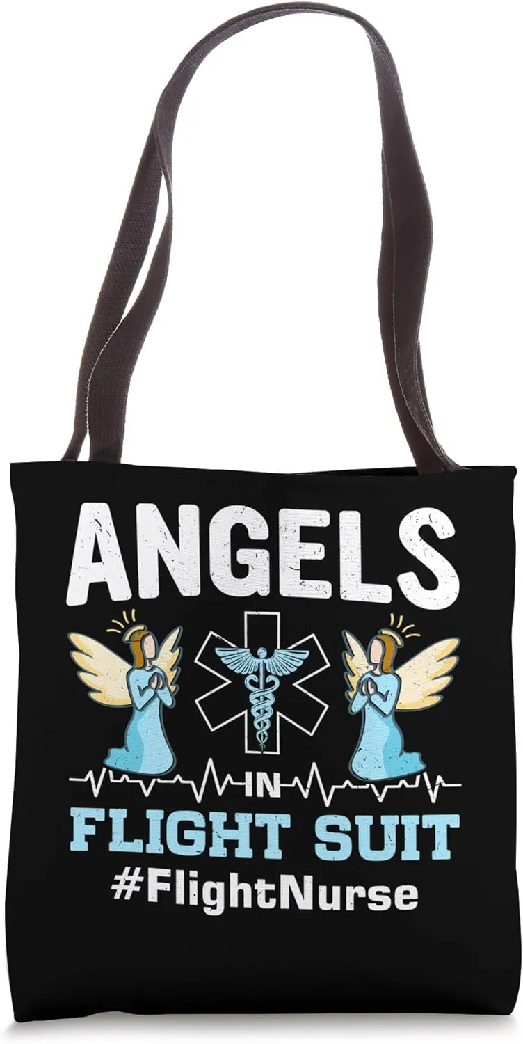 Critical Care Nurse Helicopter Nursing Flight Nurse Tote Bag