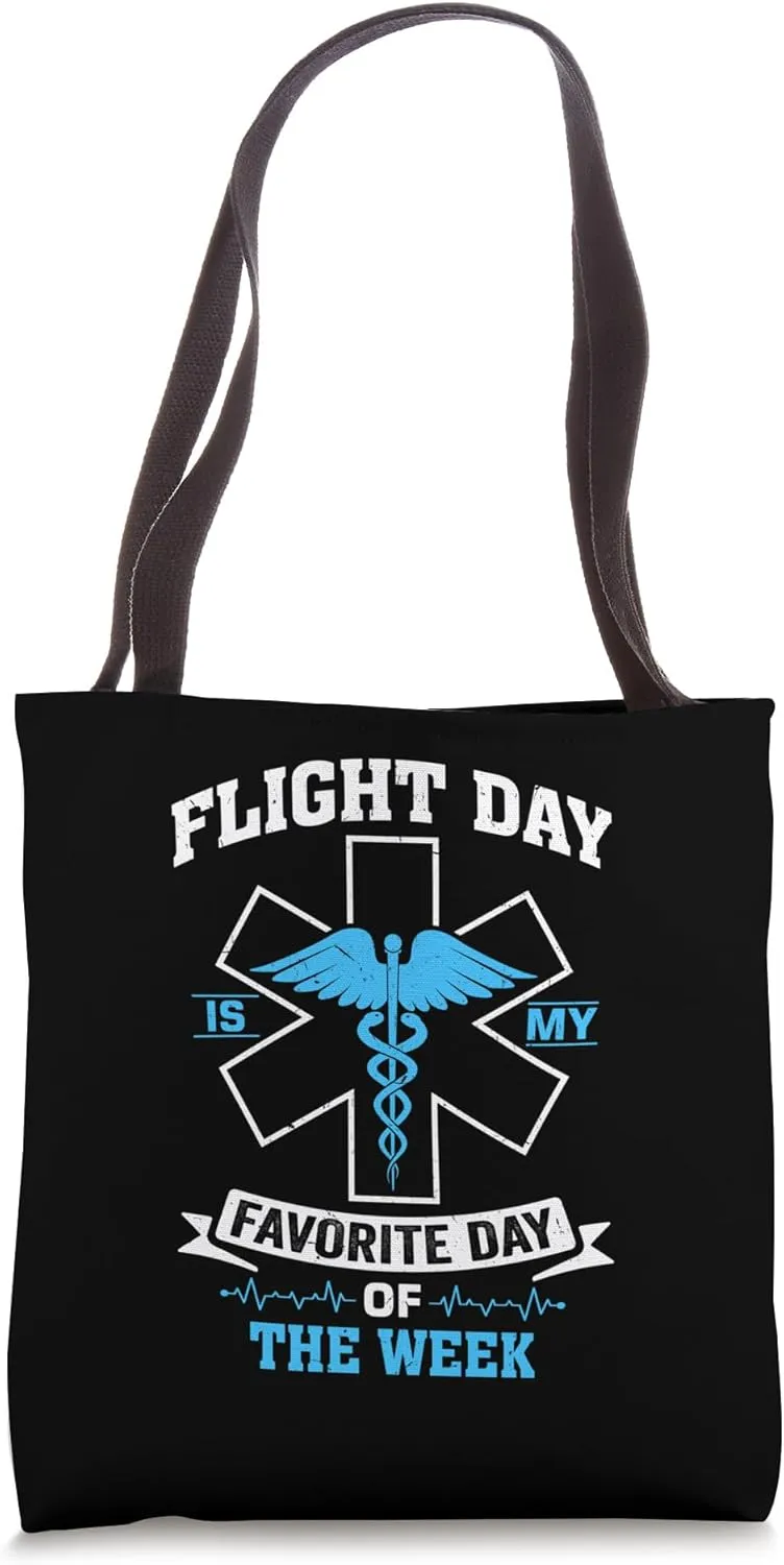 Critical Care Nurse Helicopter Nursing Flight Nurse Tote Bag
