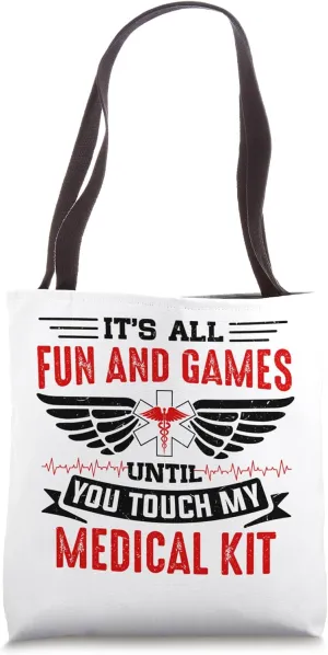 Critical Care Nurse Helicopter Nursing Flight Nurse Tote Bag