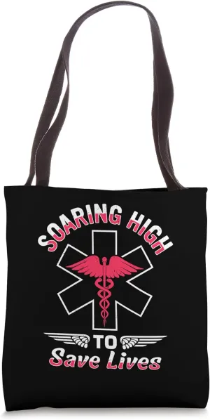 Critical Care Nurse Helicopter Nursing Flight Nurse Tote Bag