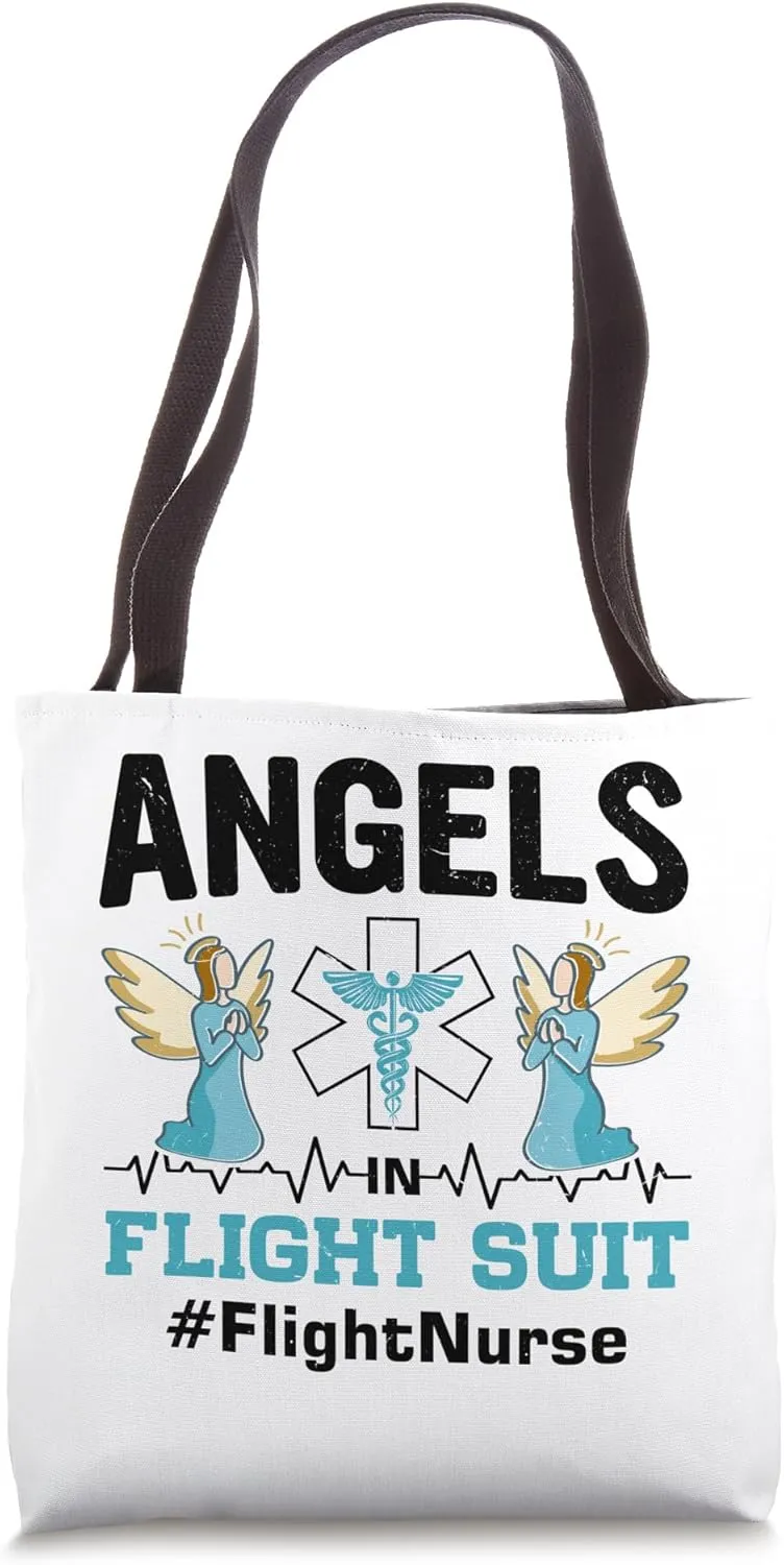 Critical Care Nurse Helicopter Nursing Flight Nurse Tote Bag