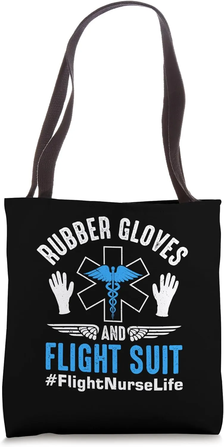 Critical Care Nurse Helicopter Nursing Flight Nurse Tote Bag