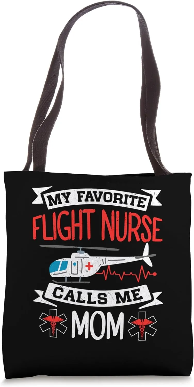 Critical Care Nurse Helicopter Nursing Flight Nurse Tote Bag