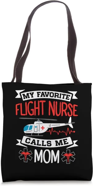 Critical Care Nurse Helicopter Nursing Flight Nurse Tote Bag