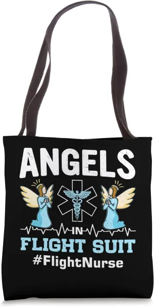 Critical Care Nurse Helicopter Nursing Flight Nurse Tote Bag