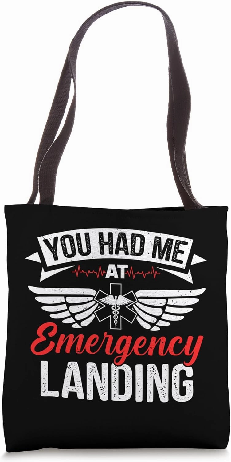 Critical Care Nurse Helicopter Nursing Flight Nurse Tote Bag