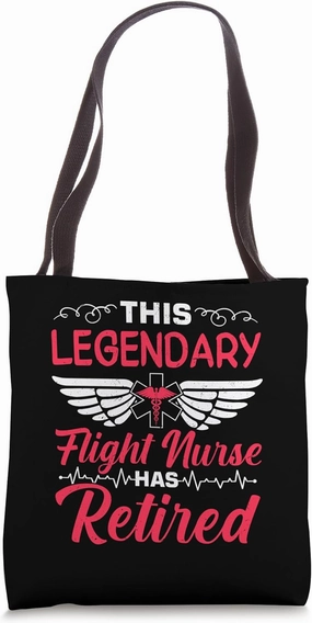 Critical Care Nurse Helicopter Nursing Flight Nurse Tote Bag