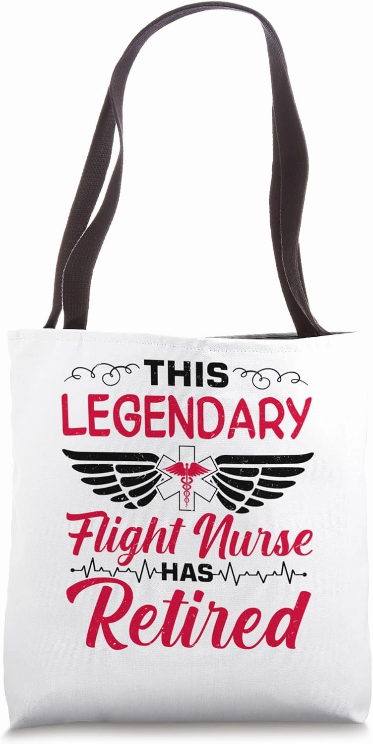 Critical Care Nurse Helicopter Nursing Flight Nurse Tote Bag