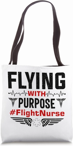 Critical Care Nurse Helicopter Nursing Flight Nurse Tote Bag