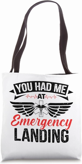 Critical Care Nurse Helicopter Nursing Flight Nurse Tote Bag