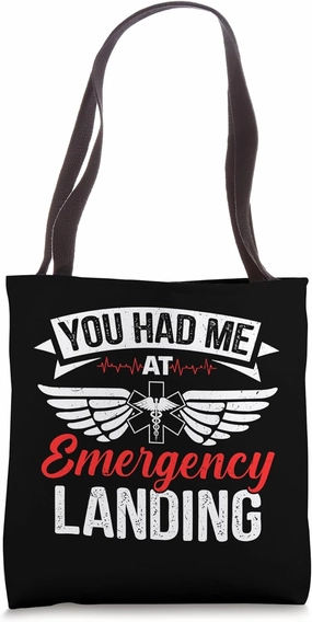 Critical Care Nurse Helicopter Nursing Flight Nurse Tote Bag