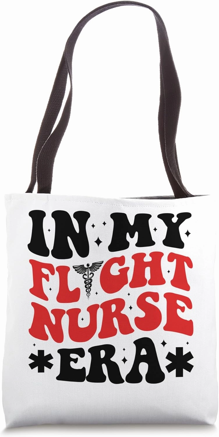 Critical Care Nurse Helicopter Nursing Flight Nurse Tote Bag