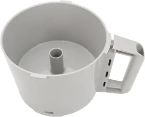Cutter Bowl Fit Food Processor Gray Bowl 3 Quart Compatible with Robot Coupe R2 3L Gb, R2 DICE, R2 Dice, R2B, R2N,112204S