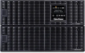 CyberPower OL10KRT Smart App Online UPS System, 10000VA/10000W, Double Conversion Topology, 4 Outlets, 6U Rack/Tower, EBM Option, RMCARD205 Pre-Installed