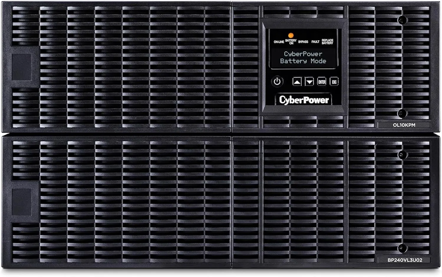 CyberPower OL10KRT Smart App Online UPS System, 10000VA/10000W, Double Conversion Topology, 4 Outlets, 6U Rack/Tower, EBM Option, RMCARD205 Pre-Installed