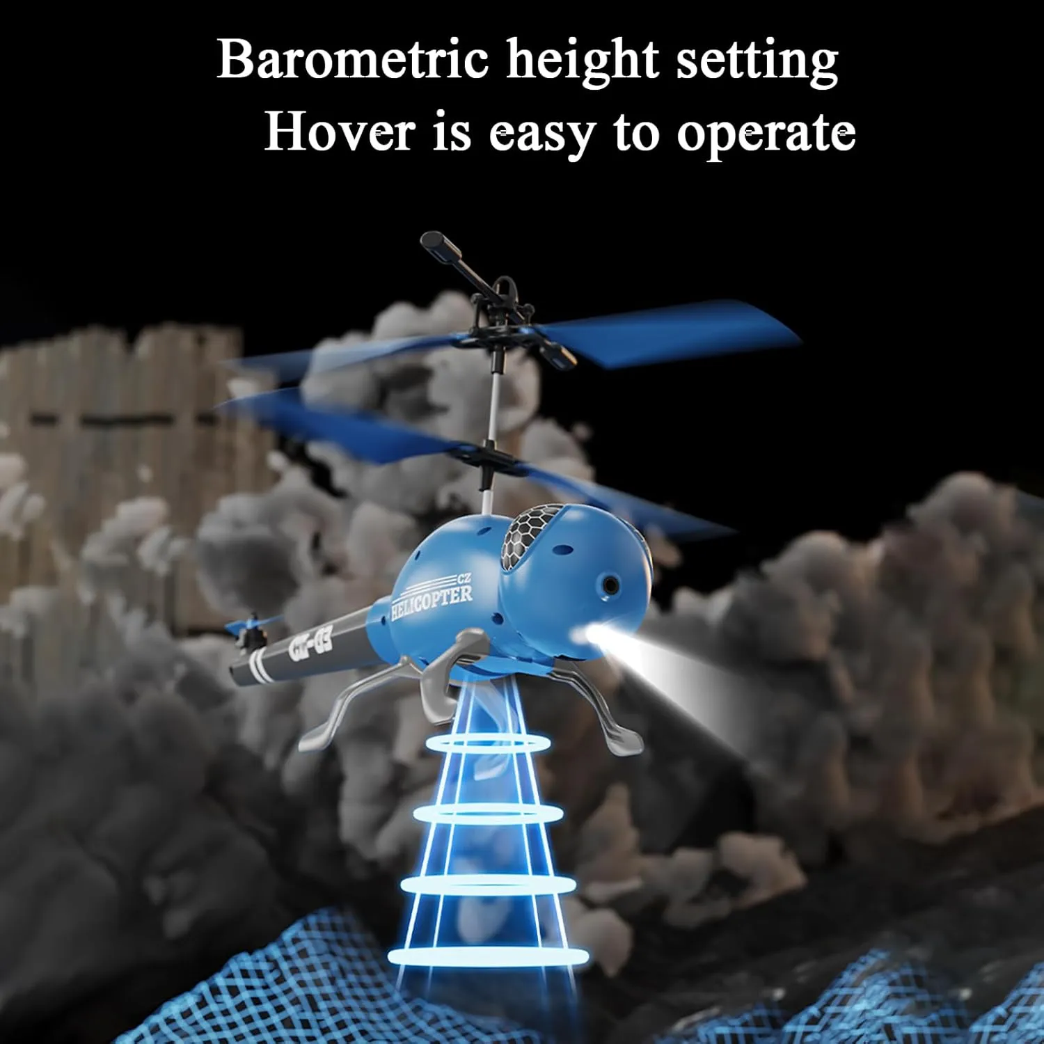 CZ03 Remote Control Helicopter, 3.5 Channel Mini Dragonfly Helicopter with Gyro, Obstacle Avoidance, LED Light, Easy to Fly Helicopter Toy Gifts for Kids and Beginners
