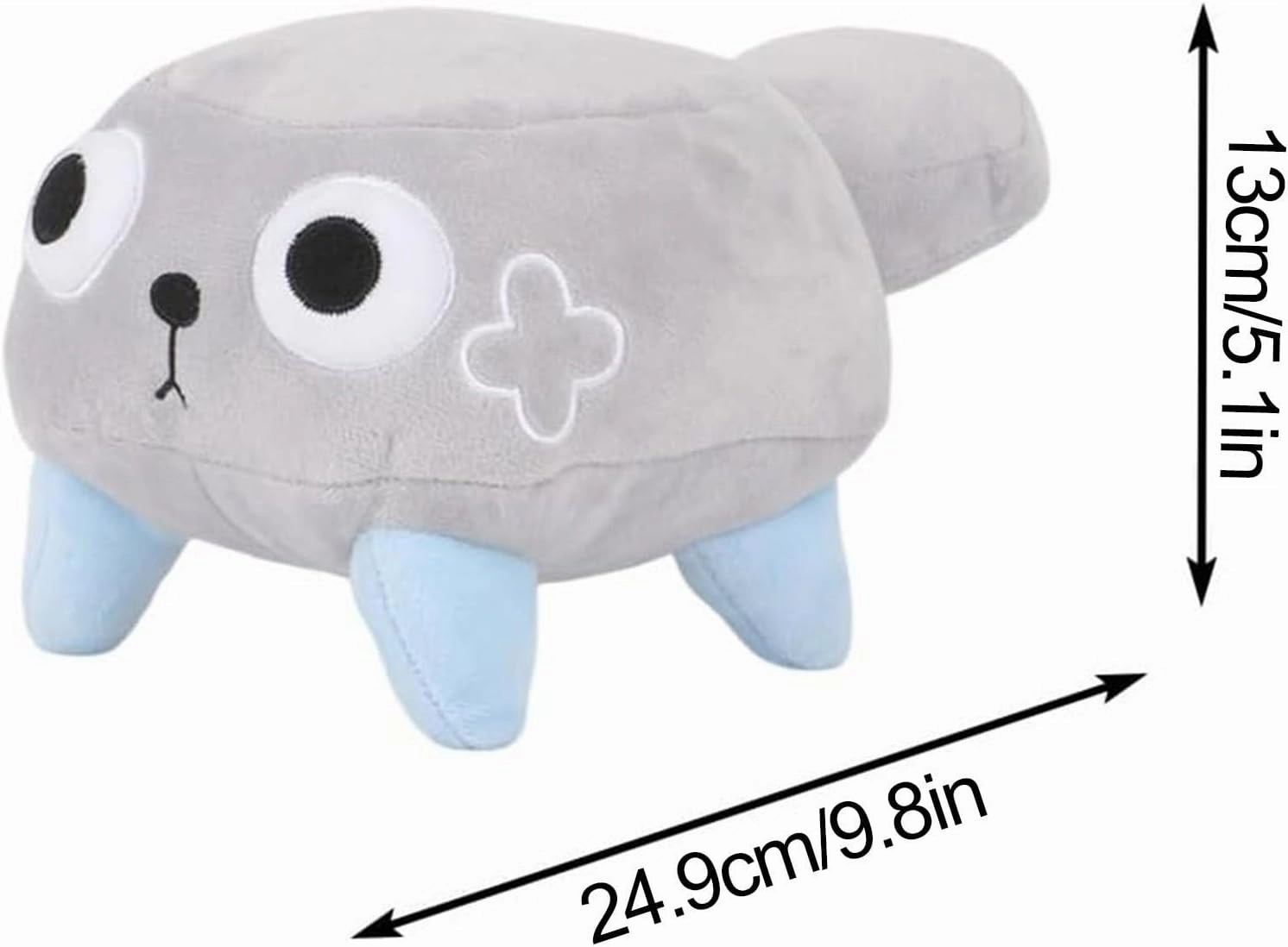 Dandy's World Plush Toy,10 "Dandy Plush Doll, Suitable for Gaming Fans and Toy Lovers, a Halloween and Christmas Holiday Present