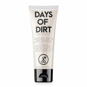Days of Dirt Hair Styling Cream - Hair Grooming Cream for Dry, Fluffy, Frizzy, Clean Lived-in Look - Styling Cream for No-Hold, Texture & Shine - Made in USA, 6.8fl oz