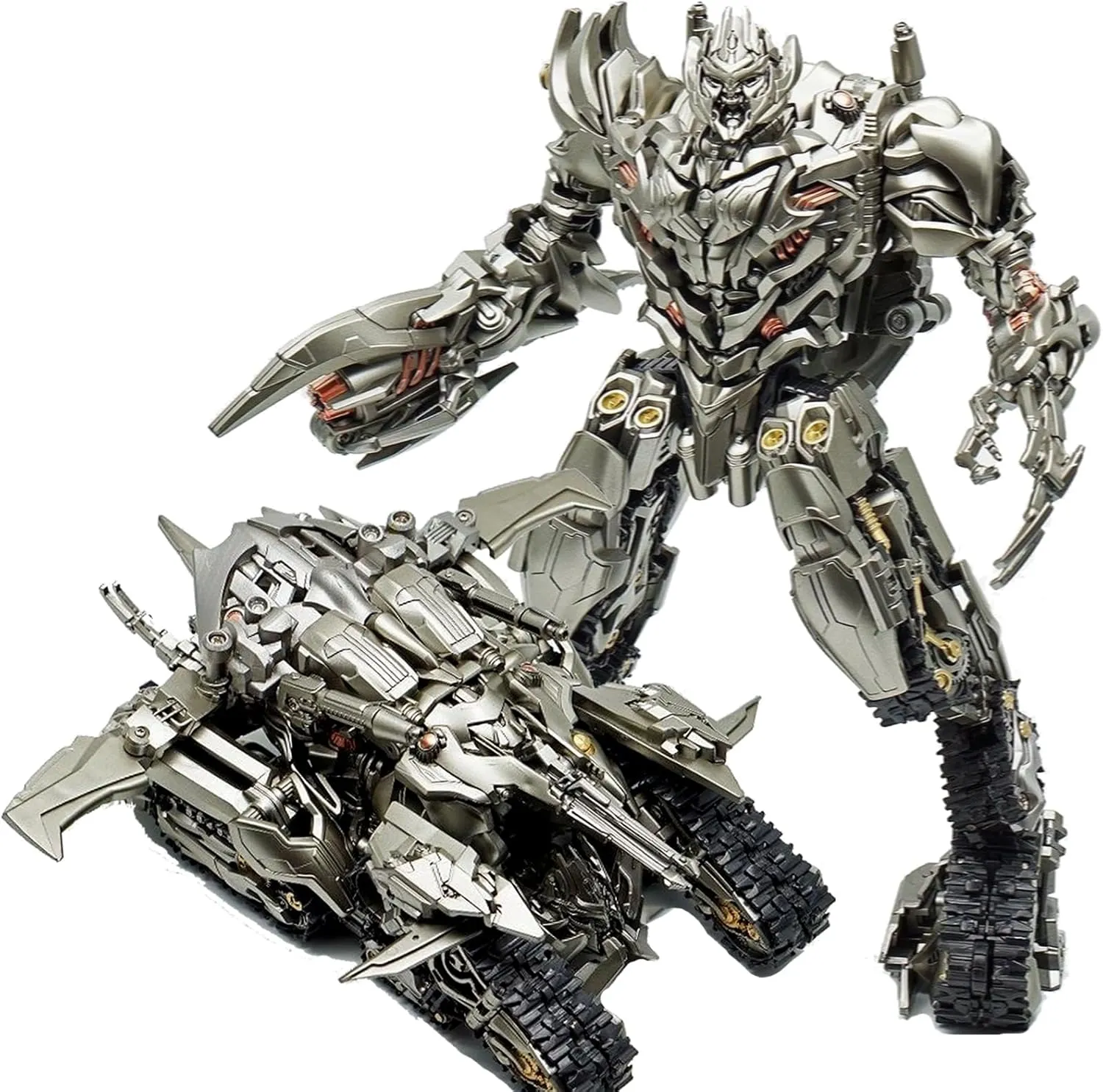 Deformation Robot Toys Deformation Action Figure Toys Studio Series KO SS Tank Mode for Kids Boys and Girls (Silver)