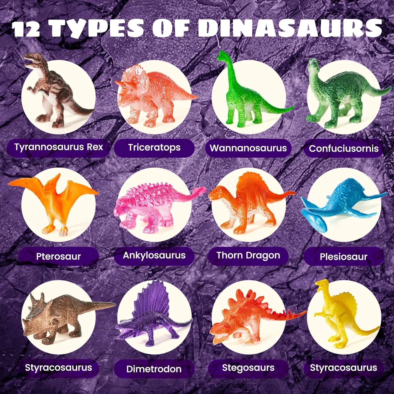 Dinosaur Dig Kit - Excavate 2 Dig Bricks and Dig up 12 Cute Dinosaurs Fun Educational Science Kits, with Instructions Good Education STEM Gift for Boys Girls Age 6-12 (Pink   Green)