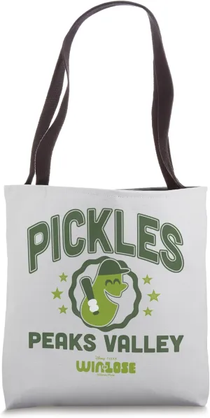 Disney Pixar Win Or Lose Pickles Peaks Valley Logo Tote Bag