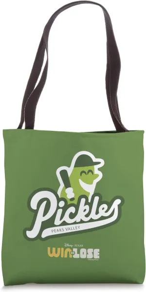 Disney Pixar Win Or Lose Pickles Team Mascot Logo Tote Bag