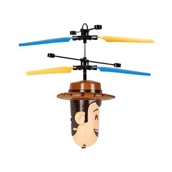 Disney Toy Story Emoji Flying IR UFO Motion Sensing Helicopter