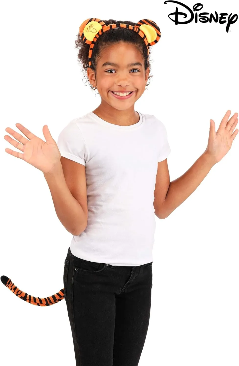 Disney Winnie the Pooh Tigger Ears Headband and Tail Costume Kit for adults and kids